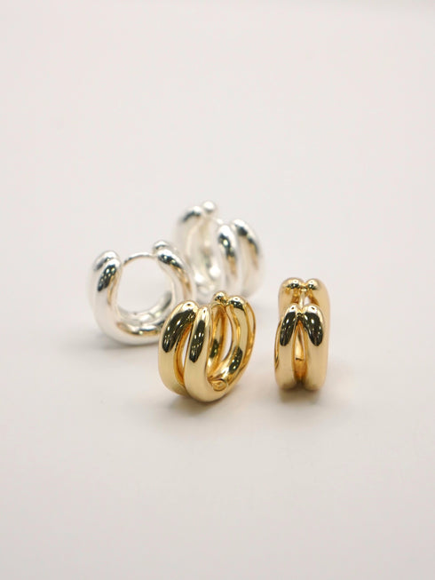 ダブルラインミニフープピアス /0054-111SH